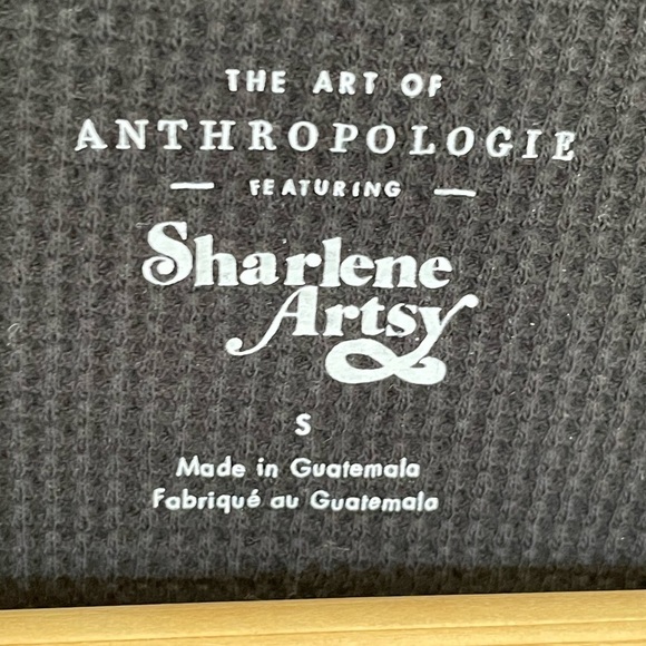 ANTHROPOLOGIE Thermal Top - Visions of Change Graphic - Women’s Small - New - Picture 3 of 8